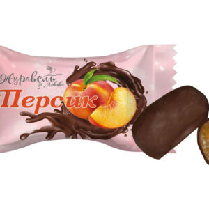 Цукерки «Персик з волоським горіхом»